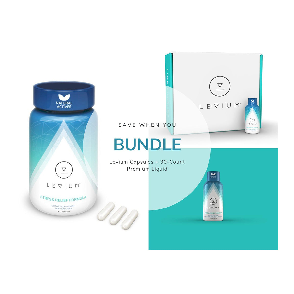 Levium Capsules + 30-Count Premium Liquid | Subscription Bundle