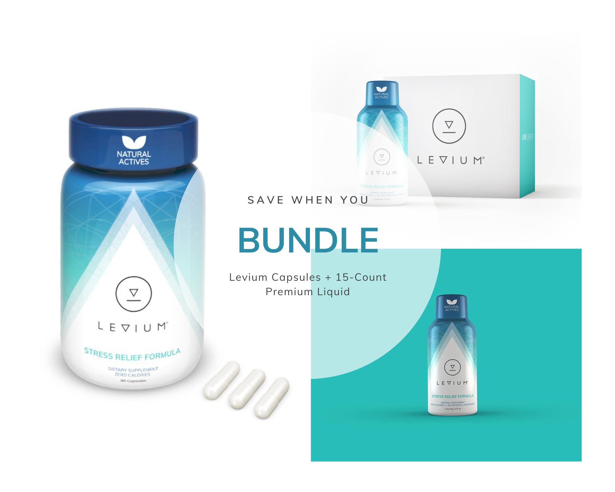 Levium Capsules + 15-Count Premium Liquids | Subscription Bundle